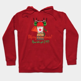 Party Reindeer Christmas Hoodie